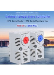 Cabinet thermostat 0-60 degrees temperature controller normally open/closed built-in mechanical thermostat