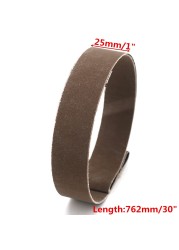 1 x 30 inch sanding belts, 15 pcs, 600 800 1000 high grit, aluminum oxide 25mm width/1 inch length 762mm/30 inch