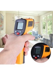 Digital Infrared Thermometer Non-Contact Thermometer Thermometer LCD Display Infrared Laser Point Gun -50~380°