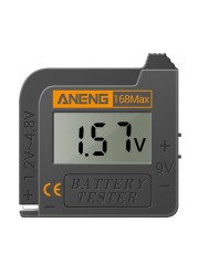 ANENG Digital Lithium Battery Capacity Diagnostic Tool Checker LCD Display Check AAA AA Button Battery Universal Tester