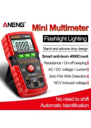 ANENG M107 Mini Digital Multimeter 4000 count Auto tester digital multimeter profesional testeur electrique multimeter test