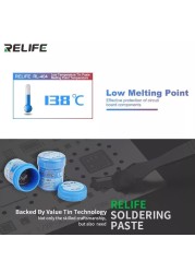 RL-404 138°C Low Temperature Low Temperature Lead Free Soldering Paste For High-end Motherboard Repair