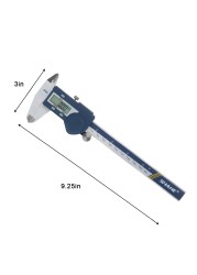 SHAHE New Hardened Stainless Steel 0-150mm Caliper Digital Vernier Caliper Micrometer Electronic Vernier Caliper Measuring Tool