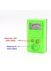 1pc Coin Button Cell Battery Power Checker Tester Electronic Meter Tester Tool 1.55V 3V LR44 CR2032 CR2025