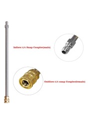 Pressure washer extension rod stainless steel 1/4 inch quick connect electric washer nozzle