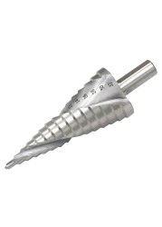 4-32mm HSS Step Cone Drill Bit Groove Spiral Hole Wood Cutting Machine Metal Drill Triangle Handle Step Drill Bit Power Tool