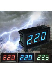 AC70v-500v Universal Precise Digital Display 2 Wire Decimal Measurement Professional Led Head Voltmeter Useful