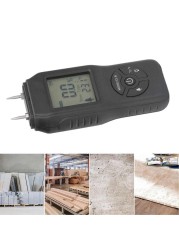 Professional Two Pins Digital Wood Moisture Meter 2-70% Leaf Timber Humidity LCD Display Timber Moisture Detector ATC Function