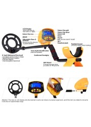 Professional Metal Detector - KMOON, Treasure Hunter, Underground Metals and Gold, High Sensitivity, Model MD3010II