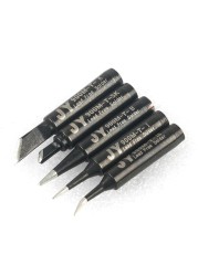 14pcs/lot JY Black Lead-Free Soldering Soldering Iron Tips 900M-T-K for Haku 936 FX888/888D SAIC CXG YIHUA AOYUE