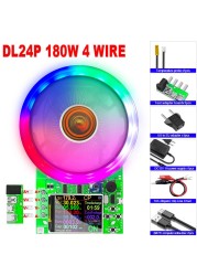 2.4" 4 Wire DC USB Electronic Tester Load 18650 Battery Capacity Monitor Discharge Charging Power Bank Meter Supply Checker APP