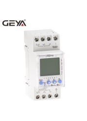 GEYA THC-822 التخاطب برمجة الموقت 2 قناة التحول الاتصالات الرقمية الموقت التبديل مع بطارية 16A 220V 110V