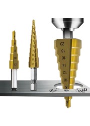 High Speed ​​Steel Drill Bit Professional Tools Hole Saw Sets Set Of Drills For Metal Woodworking Power Tools HSS Step Drill