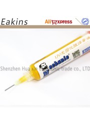 2pcs Yellow UV Curing Solder Mask 10CC For PCB BGA Circuit Board Protection Solder Paste Flux Soldering Cream Flux Oil