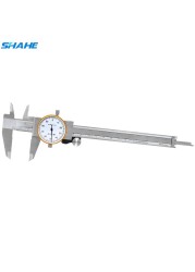 SHAHE 150mm/200mm Double Shock Proof 0.01mm Precision Vernier Caliper Micrometer Dial Caliper Vernier Scale