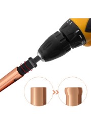 HILIXUN 6-piece Copper Pipe Expander Lathe Tube Expander Electric Tube Expander Burn Head Air Conditioner Repair Tool Set