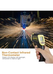 GM320S Non Contact Industrial Infrared Thermometer High Infrared Heat Gun -50~600℃/-58~1112℃ LCD Laser Pointer