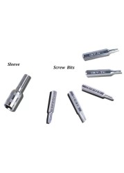 Multipurpose repair tool chrome vanadium steel multipurpose mobile phone repair screw driver kit bits