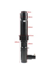 180X 300X 400X 1400X Shadow-free Coaxial Zoom Lens Light C-mount Microscope Accessories for HDMI VGA USB Viedo Camera