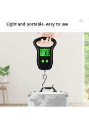 Portable 50KG Hanging Scale with Backlight Electronic Fishing Weights Pocket Digital Fishing Scales Luggage Weight Tool