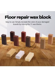 Laminate Repair Kit Wax System Floor Worktop Sturdy Casing Foil Scratches Repair Tool Set Repair Hand Tool Kit