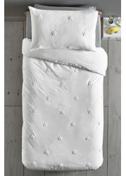 Tufted Star Duvet Cover and Pillowcase Set