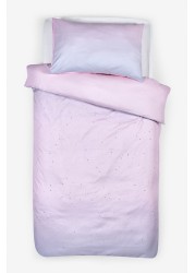 Magical Ombre Glitter Duvet Cover And Pillowcase Set