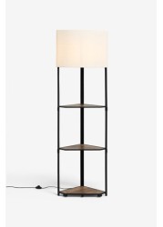 Corner Shelf Floor Lamp