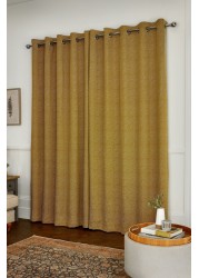 Mini Spot Velvet Eyelet Curtains