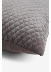 Velvet Quilted Hamilton Cushion Square