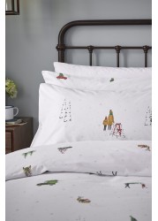 Sophie Allport Home For Christmas Duvet Cover And Pillowcase Set