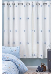 Pom Pom Eyelet Blackout Curtains