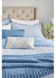 Katie Piper Cotton Be Still Check Duvet Cover And Pillowcase Set