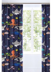 Bedlam Sea Life Glow In The Dark Curtains