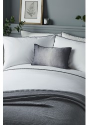 Serene Pom Pom Duvet Cover and Pillowcase Set