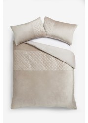 Hamilton Velvet Duvet Cover And Pillowcase Set