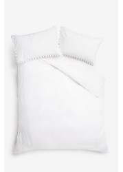 Pom Pom Duvet Cover And Pillowcase Set