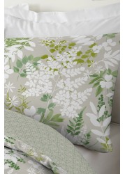 D&D Delamere Floral Duvet Cover and Pillowcase Set