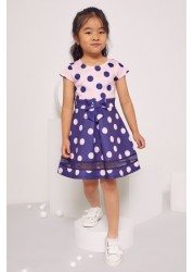 Lipsy Mini Cap Sleeve Scuba Bow Dress