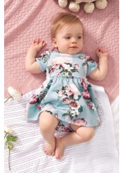 Lipsy Baby Puff Sleeve Dress With Matching Knicker