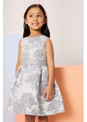 Lipsy Mini Jacquard Belted Dress