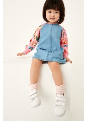 Rainbow Raglan Denim Dress (3mths-7yrs)