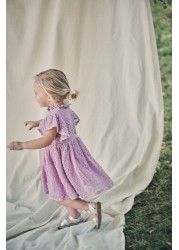 Short Sleeve Party Lace Dress (3mths-7yrs)