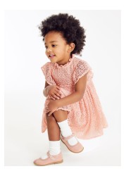 Short Sleeve Party Lace Dress (3mths-7yrs)