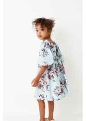 Printed Puff Sleeve Dress (3mths-8yrs)