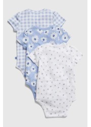 Gap Baby First Favorite 100% Organic Cotton Bodysuit 3-Pack