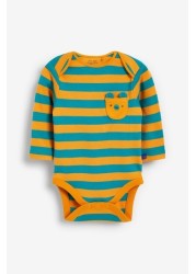 Long Sleeve Baby Bodysuits 3 Pack (0mths-3yrs)