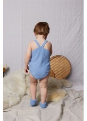 The Little Tailor Mid Blue Knitted Body