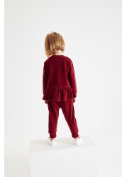 Peplum Velour Set (3mths-7yrs)