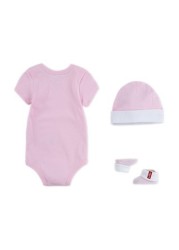 Levi's® Kids Classic Batwing Infant Hat, Bodysuit, And Booties Set